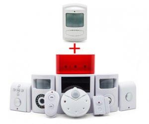 China Smart Wireless 3G GSM SMS Motion Sensor Alarm Integrated Security Systems with  Remind Siren on sale