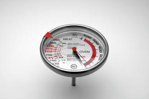 China Stainless Steel Bimetal Industrial Oven Thermometer 100F - 600F Oven Temperature Range on sale