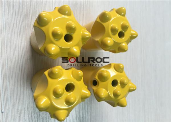 Cheap 34mm-43mm Diameter Tapered Button Bits For Geotechnical Borehole Drilling for sale