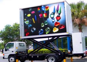 Mobile Trailer Mounted LED Screen Car Advertising Video LED Display 8mm Pixel Pitch