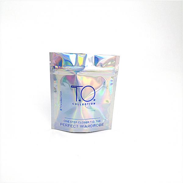 Cheap Laminated Foil Cosmetic Cosmetic Packaging Bag Heat Seal Hologram Custom Printing for sale