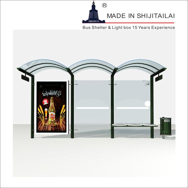 Cheap L4200mm Prefabricated Bus Shelters for sale