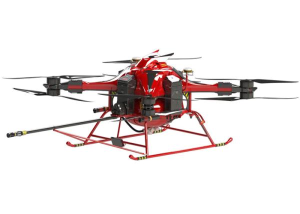 Cheap Fire Fighting Drone with Dry Powder System & Detection Function for sale
