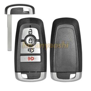 Ford 4Buttons Smart Key Shell with Emergency Key Insert