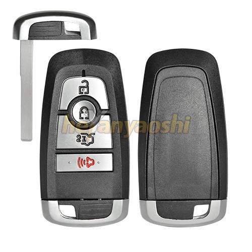 Cheap Ford 4Buttons Smart Key Shell with Emergency Key Insert for sale