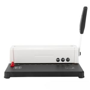 China 10 Holes Booklet Maker Binding Machine Punching Capacity 12 Sheets 80 Grams on sale