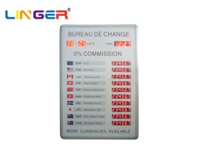 China OEM / ODM Exchange Rate Display Board Panel High Brightness For Indoor on sale