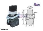 Handle Black Push Button Switch SB4 Series Standard Selector Switch On Off