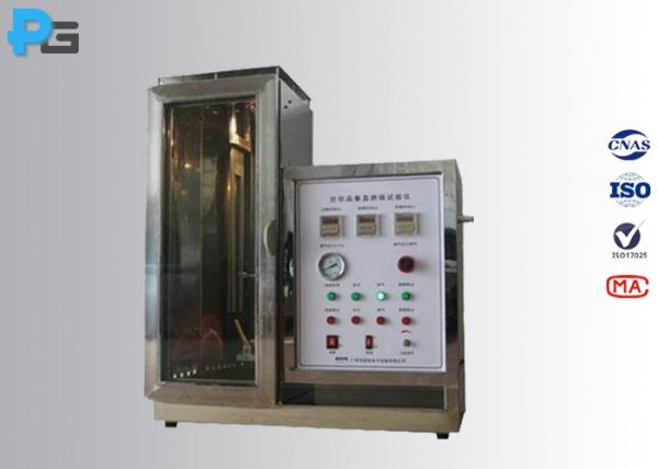 Cheap Vertical Electrical Safety Test Equipment , Textiles Flammability Test Apparatus for sale