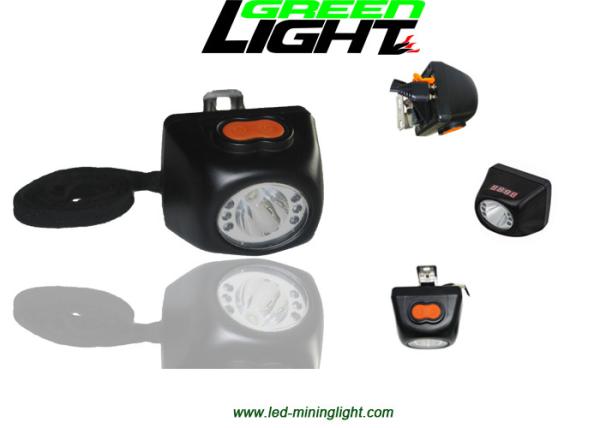 Cheap Small Size LED Miners Cap Lamp 8000LUX 221lum Brightness With Digital Screen for sale