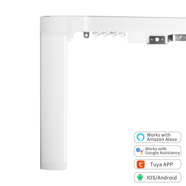 Cheap WiFi Control Smart home curtain opener Automatic Curtain Track Work with Amazon Alexa Google Home for sale
