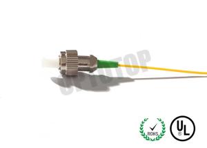 Durable Simplex Fiber Optic Pigtail APC Interface Polish For Telecom Network
