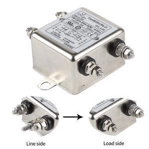 YB12E4 Power Line Filter M4 Screw Terminal 20A Single Phase EMI Filter
