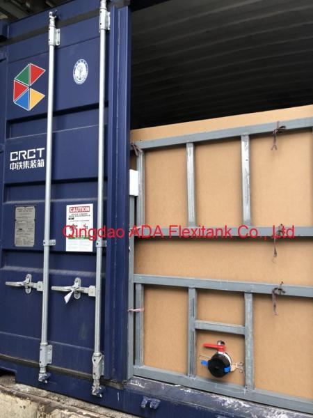 Cheap Top Loading  and  Bottom Discharging Flexitank Flexibag  for  Bulk Liquid Transportation for sale