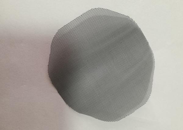 Cheap 25 Micron Black Color Stainless Wire Mesh Irregular Shape For Car Filter for sale
