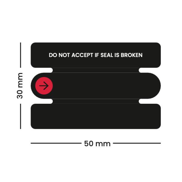 Cheap Electronics packaging box custom print logo seal for sale