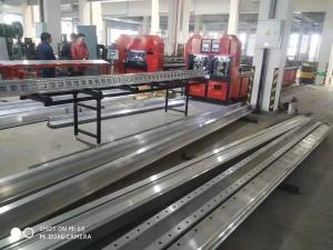 APESP-100 Square Pipe Automatic Punching Machine PLC Controlled Steel Structure