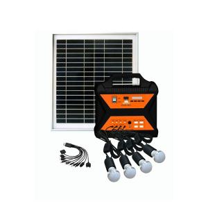 China DC solar home system portable solar lighting kits Radio MP3 lead acid battery Solar Power Generator SL1230 on sale