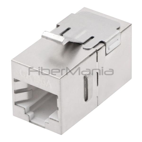 Cheap High Performance STP Cat6a Inline Coupler RJ45-RJ45 Cabling Modular Jacks for sale