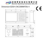 4 axis 128MB Double Channels Type CNC Lathe & Milling Controller