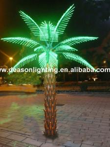 China 2016 Promotion China made Led artificial coconut tree, outdoor led palm tree light decor on sale