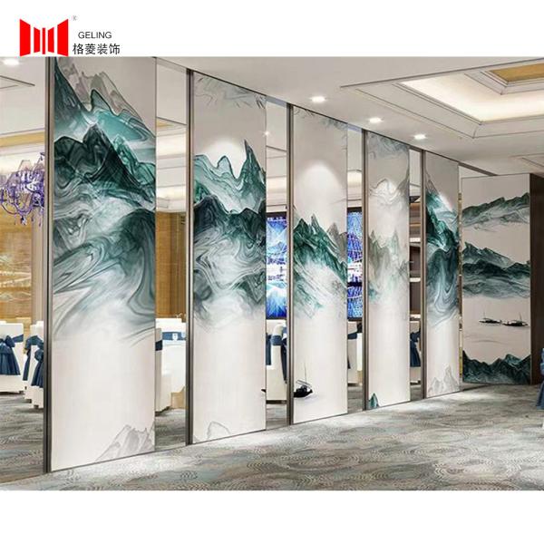 Cheap 110mm Thickness Folding Partition Wall Banquet Hall Operable Wall Partition for sale