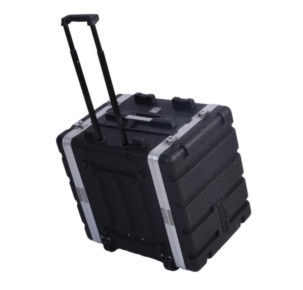 Cheap Lightweight ABS Flight Rack Mount Case / 8u Rolling Rack Case for sale
