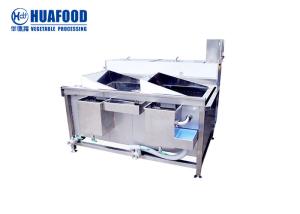 Best Double Trough Vegetable Fruit Washing Machine 380V 3 HP wholesale