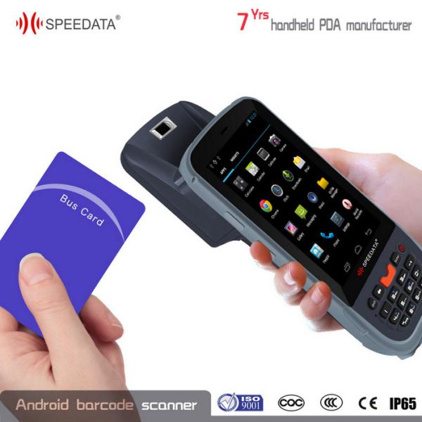 Cheap Android 4.4.2 Biometric Fingerprint Scanner Ip65 With NFC Reader for sale