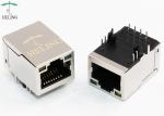 Brass Shielded RJ45 100Base T Single Port Built - In LED For Ethernet Router