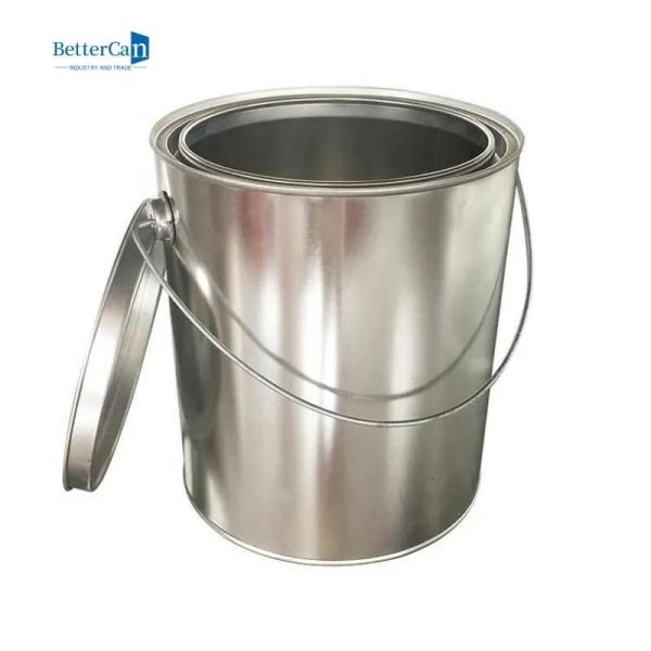 Cheap 3.7L Car Paint Tin Packaging 1 Gallon Tin Can With Lever Lids for sale