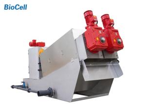 China 8.2KW Sludge Dewatering Equipment Multiple Screw Press Dehydrator For Anaerobic Sludge on sale