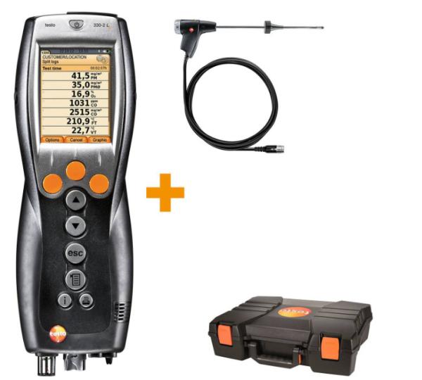 Cheap Display Function Colour Graphic Display Original And Testo 330-2 LL Flue Gas Analyzer For Co O2 And Co2 Gas Leakage Detector for sale