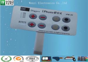 Embossing Polydome Switch With Led Display Band , Tactile Membrane Push Button Switch