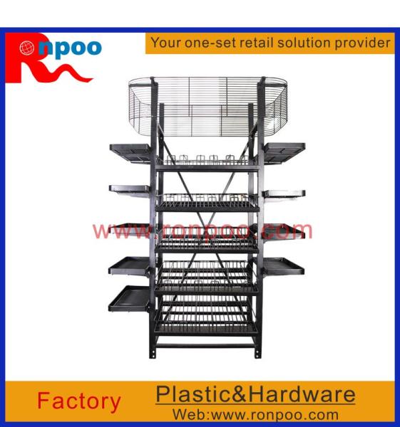 Cheap Supermarket display stand, Chain stores display racks, Standing Metal wire display, Custom wire countertop displays for sale