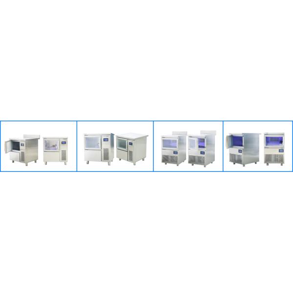 Square Ice Cube Maker , High Making Speed Commercial Bar Ice Machine