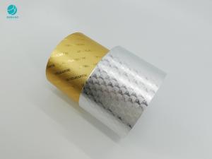 Best Custom Pattern Embossing 58gsm Aluminum Foil Paper For Cigarette Package wholesale