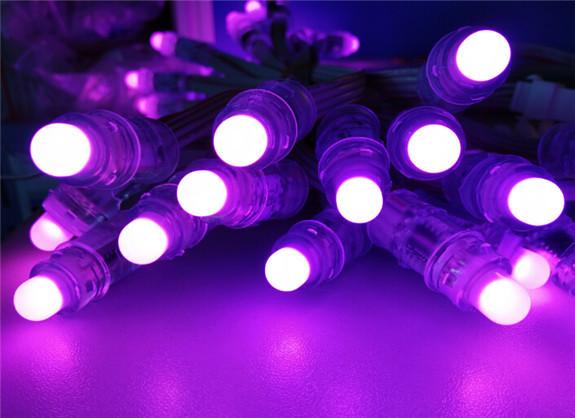 Cheap RGB Full Color Led Pixel Lights 12MM Led Pixel Strings 0.3W IP67 Internal Protection for sale