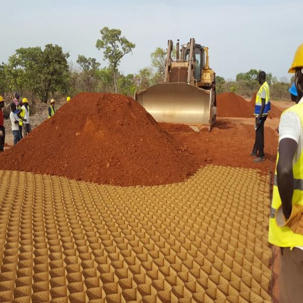 Cheap Textured Smooth Surface 100mm Height HDPE Geocell for Durable Infrastructure Projects for sale