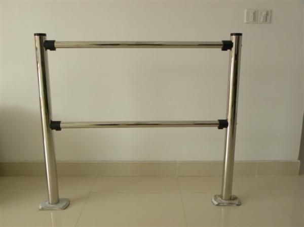 Cheap Four Arm Swing Gate Turnstile Security Access Double Movement Customized Color for sale