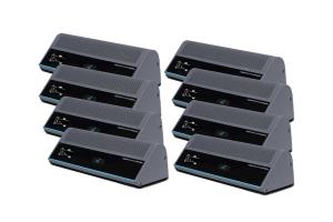 China 5GHz 8 Channel Wireless Microphone System 2 AA High Performance Audio on sale