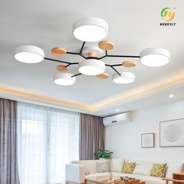 Cheap Retro Rectangular Wrought Iron Ceiling Lights For Dining Room Bedroom for sale