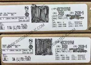 China HDC2010YPAR Sensor IC 50nA Low Power Humidity And Temperature Digital Sensors DSBGA6 on sale