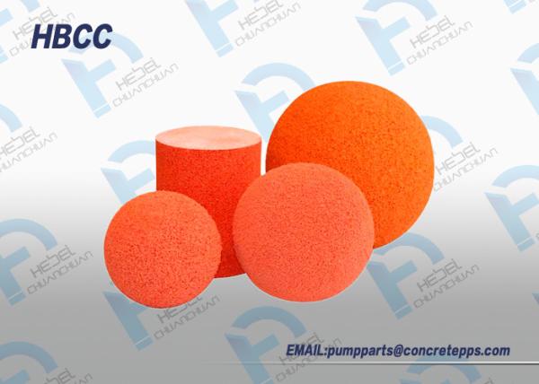 Cheap Good quality concrete wiper ball rubber sponge ball to clean concrete pump pipe for sale