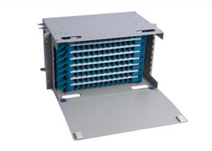 China Rack Mounted 6U ODF Fiber Optic Distribution Box , 96core ODF Unit Box on sale