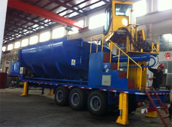 Cheap 25Mpa Professional Portable Baler Scrap Baling Press PLC Control for sale