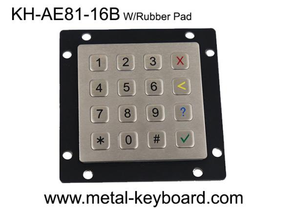 Cheap 16 Keys 5VDC 4x4 Layout Access Control Keypad 81x81mm for sale