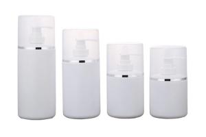 Lotion 300ml 400ml 500ml HDPE Plastic Bottles With Cap