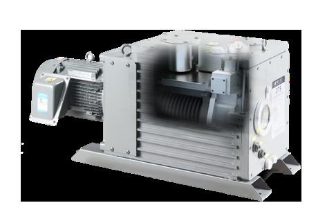Cheap 255m³/h  Oil Lubricated Dual Stage Rotary Vane Vacuum Pump Compact Size Painting Surface for sale