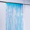Buy cheap 2m 3m Blue Silver Tinsel Backdrop Rain Curtain Foil Backdrop from wholesalers